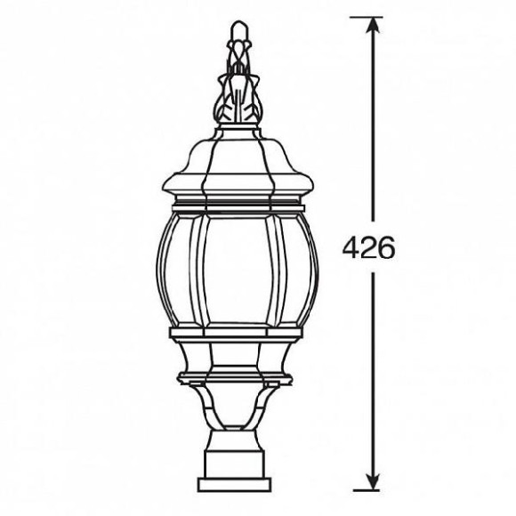 Плафон  83403S Bl