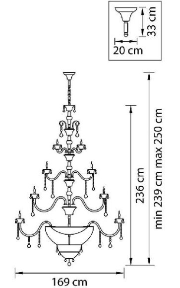 Подвесная люстра TESORO 710572 Подвесная люстра TESORO 710572