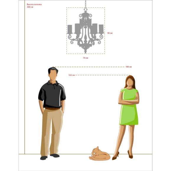 Подвесная люстра Айвенго 382011606