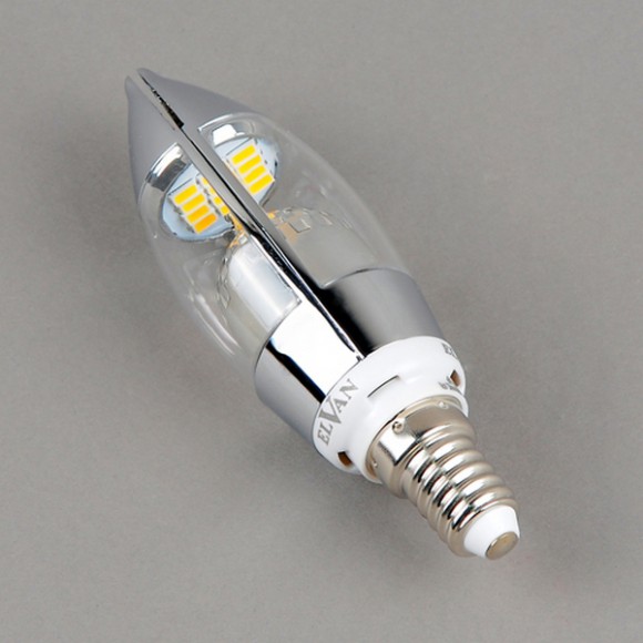 Лампочка светодиодная  E14-5W-3000K-Dim-Q68-SL