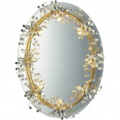 Зеркало с подсветкой 62325 06 2325 0381 08 gold+ white crystal Asfour
