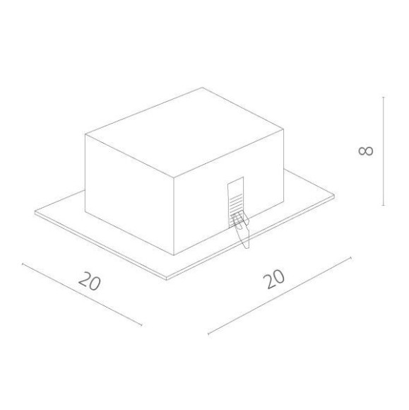 Точечный светильник Cardani Semplice A5949PL-1GY Точечный светильник Cardani Semplice A5949PL-1GY