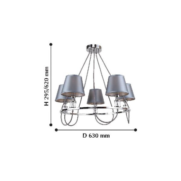 Подвесная люстра Martina 2193-5P