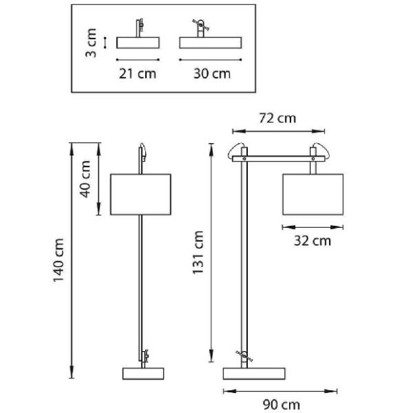 Торшер Meccano 766719