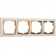 Рамка Snabb слоновая кость/золото WL03-Frame-04-ivory-GD