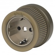 Розетка Накладные ретро механизмы Ретро бронзовые WL19-10-02