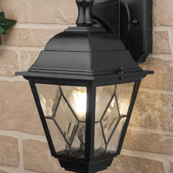 Настенный фонарь уличный Vega черный Vega D черный Настенный фонарь уличный Vega черный Vega D черный