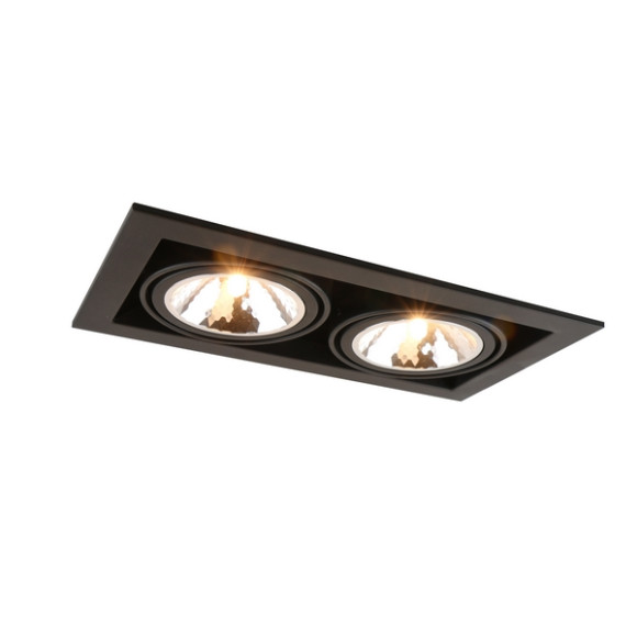 Точечный светильник Cardani Semplice A5949PL-2BK