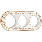 Рамка Antik Runda белое золото WL70-frame-03