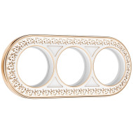 Рамка Antik Runda белое золото WL70-frame-03