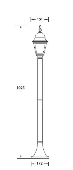 Наземный фонарь 79906S Bl Наземный фонарь 79906S Bl