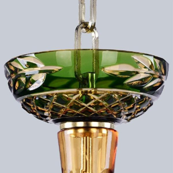 Подвесная люстра 1309 1309/8/200 G Am/Amber-Green/H-1J Подвесная люстра 1309 1309/8/200 G Am/Amber-Green/H-1J
