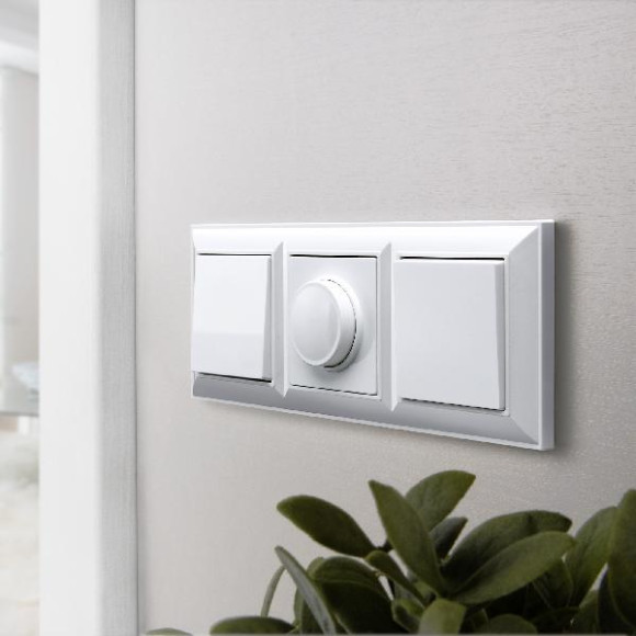 Выключатель Встраиваемые механизмы белые WL01-SW-1G