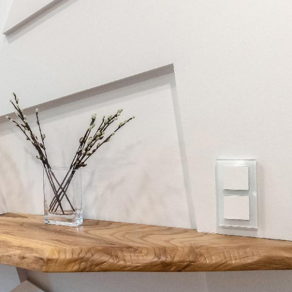 Выключатель Встраиваемые механизмы белые WL01-SW-1G