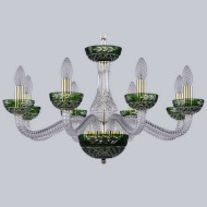Подвесная люстра 1309 1309/8/240 G Cl/Clear-Green/H-1J