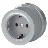 Розетка Накладные ретро механизмы Ретро матовый хром WL19-10-02 Розетка Накладные ретро механизмы Ретро матовый хром WL19-10-02