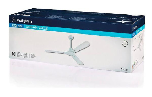 Потолочный вентилятор Urban Gale White 72021WES Потолочный вентилятор Urban Gale White 72021WES