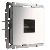 Розетка Встраиваемые механизмы глянцевый никель WL02-RJ-45 Розетка Встраиваемые механизмы глянцевый никель WL02-RJ-45