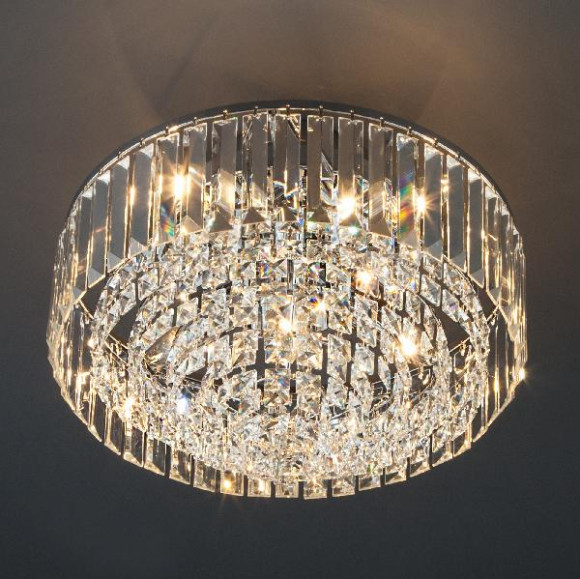 Подвесная люстра Torreta 10105/5 хром/прозрачный хрусталь Strotskis Подвесная люстра Torreta 10105/5 хром/прозрачный хрусталь Strotskis