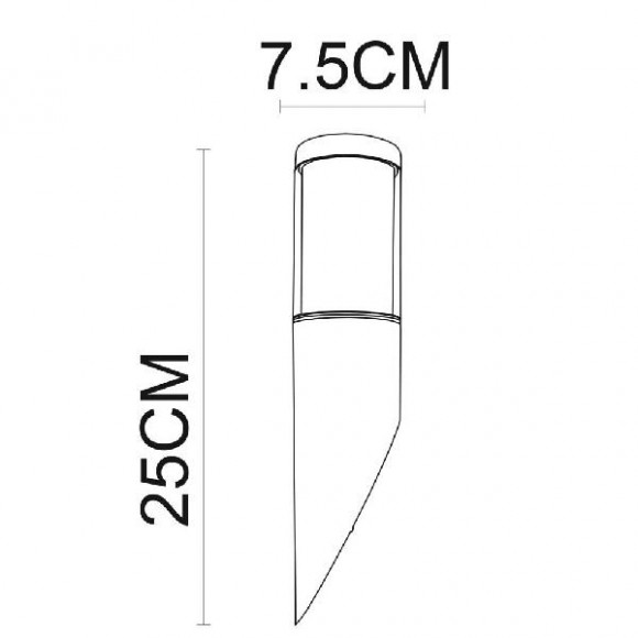 Архитектурная подсветка Paletto A8262AL-1SS