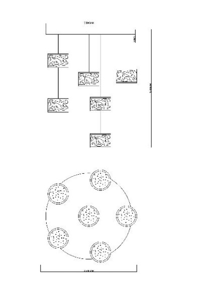 Подвесной светильник Potti 49367-36H