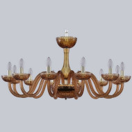 Подвесная люстра 1310 1310/12/360 G Am/Amber/M-1G