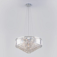 Подвесная люстра Torreta 10105/9 хром/прозрачный хрусталь Strotskis Подвесная люстра Torreta 10105/9 хром/прозрачный хрусталь Strotskis