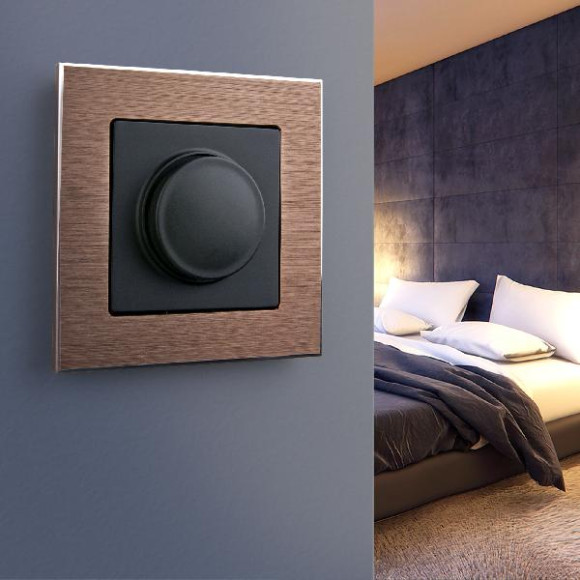 Рамка Aluminium коричневый алюминий WL11-Frame-01