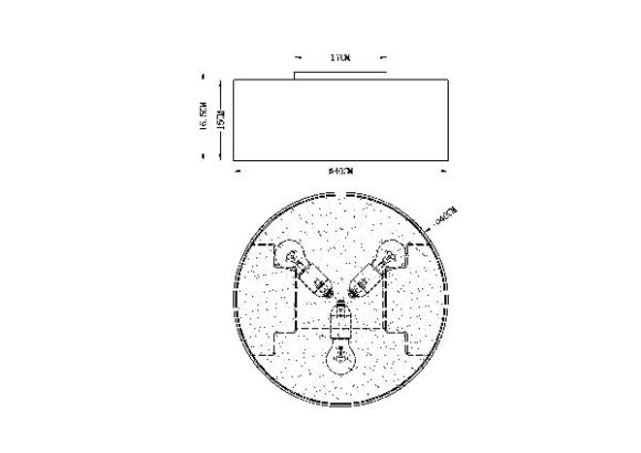 Потолочная люстра Simone 15337B