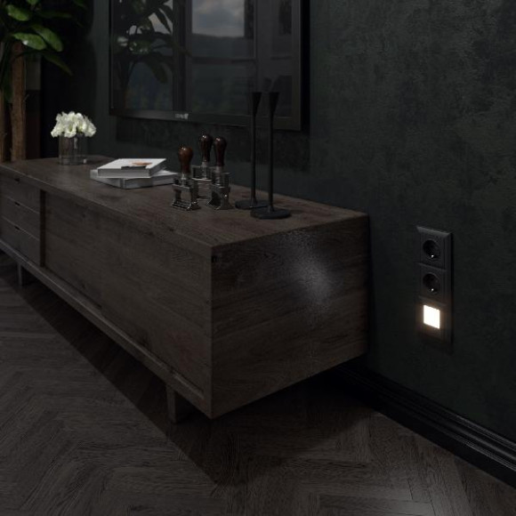 Подсветка для лестниц и ступеней Встраиваемые механизмы черные WL08-BL-03-LED Подсветка для лестниц и ступеней Встраиваемые механизмы черные WL08-BL-03-LED