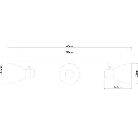 Спот Mercoled A5049PL-3BK