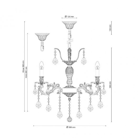 Подвесная люстра Barletta BARLETTA 122.6 cream white Подвесная люстра Barletta BARLETTA 122.6 cream white