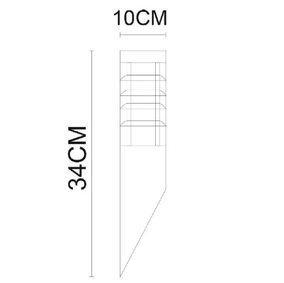 Архитектурная подсветка Paletto A8363AL-1SS