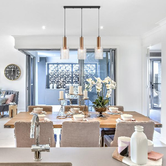 Подвесной светильник Asti 50177/3 черный/бронза