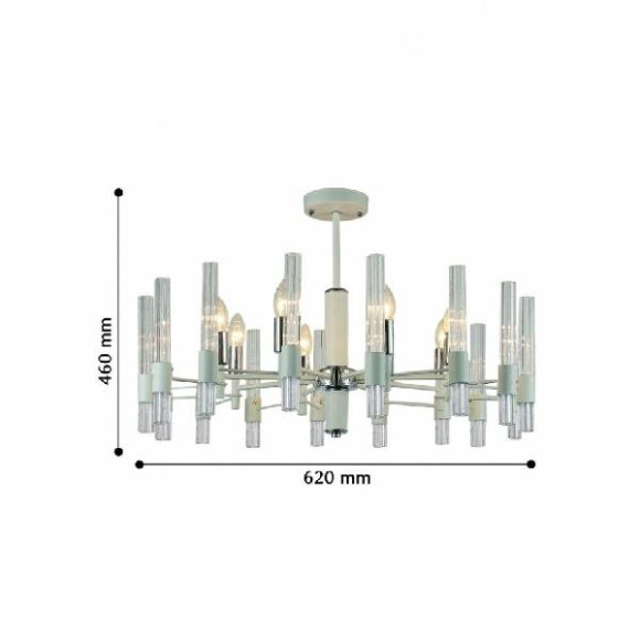 Потолочная люстра Supreme 2539-8P Потолочная люстра Supreme 2539-8P
