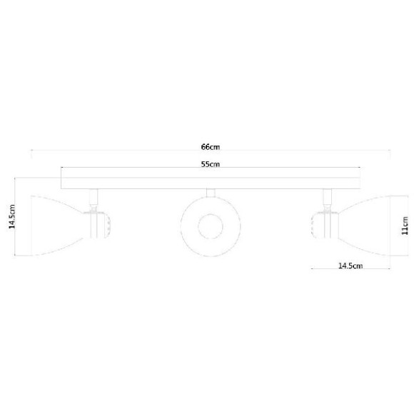 Спот Mercoled A5049PL-3WH