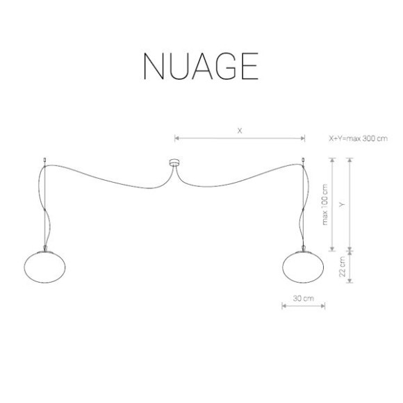 Подвесной светильник Nuage 9272