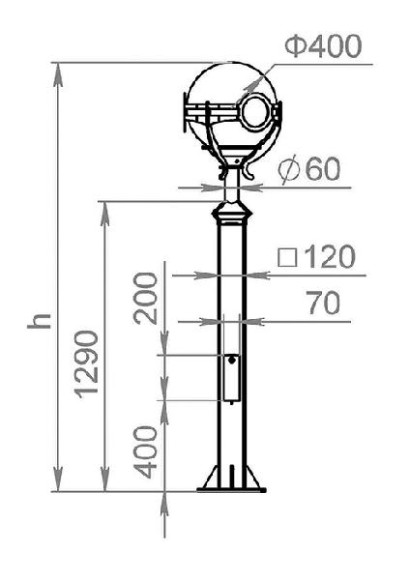 Наземный фонарь Versailles 520-21/b-30