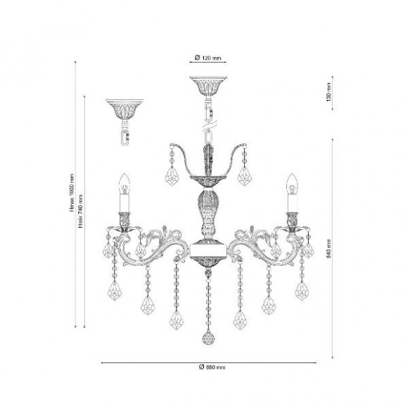 Подвесная люстра Barletta BARLETTA 122.8 cream white