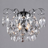 Настенный светильник Crystal 10081/2 хром/прозрачный хрусталь Strotskis Настенный светильник Crystal 10081/2 хром/прозрачный хрусталь Strotskis