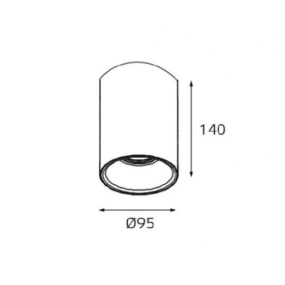 Точечный светильник Mg-31 3160 alu/black