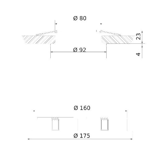 Точечный светильник 1081/1-2 & 1091/1-2 1091/2