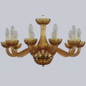 Подвесная люстра 1311 1311/10/240 G Am/Amber/M-1F