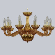 Подвесная люстра 1311 1311/10/240 G Am/Amber/M-1F