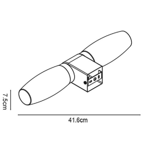 Настенный светильник Aqua A1209AP-2WH Настенный светильник Aqua A1209AP-2WH