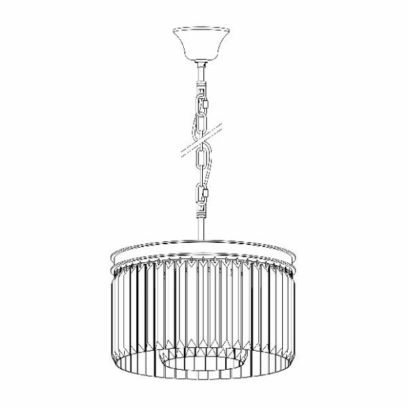 Подвесная люстра Мартин CL332081