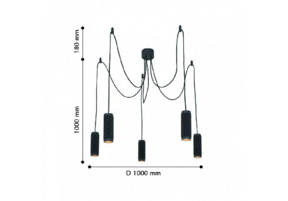 Подвесной светильник Kinescope 2452-5P Подвесной светильник Kinescope 2452-5P