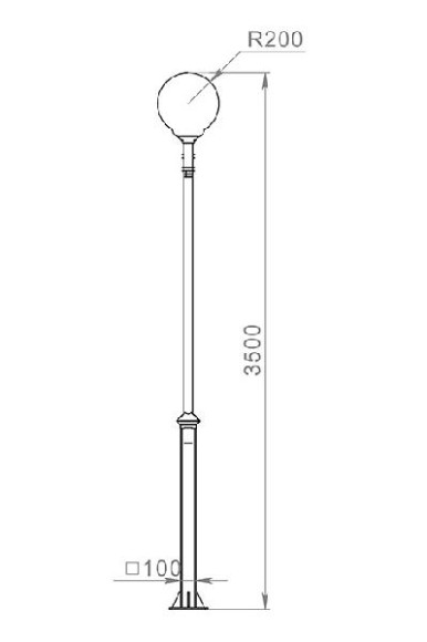 Наземный фонарь Versailles 521-31/b-30