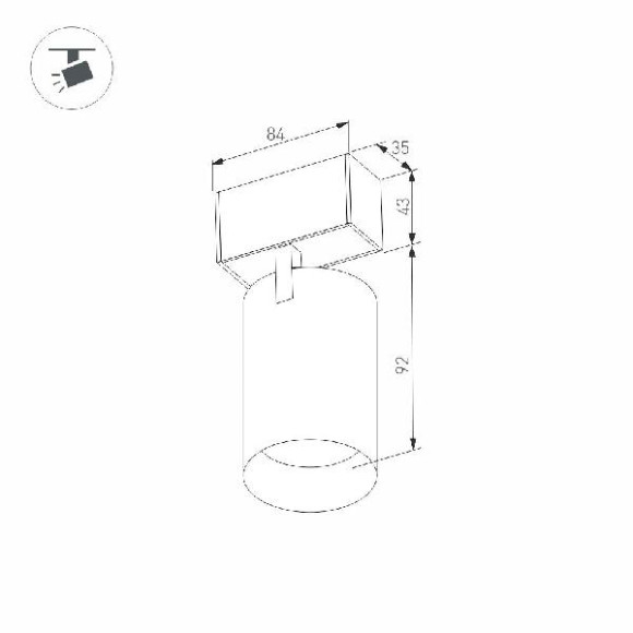 Трековый светильник MAG 026966 Трековый светильник MAG 026966