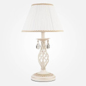 Интерьерная настольная лампа Amelia 10054/1 белый с золотом Интерьерная настольная лампа Amelia 10054/1 белый с золотом